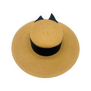 EMELIA-NATURAL FEDORA HAT